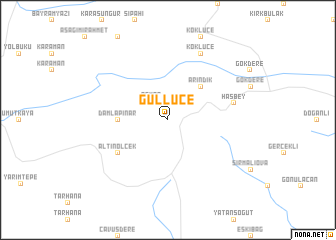 map of Güllüce