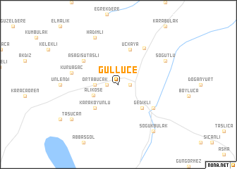 map of Güllüce