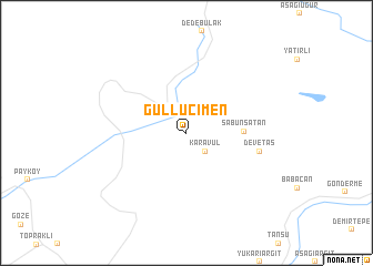 map of Güllüçimen