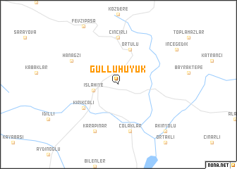 map of Güllühüyük