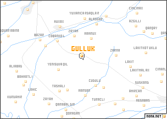 map of Güllük