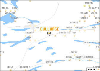 map of Gullunge