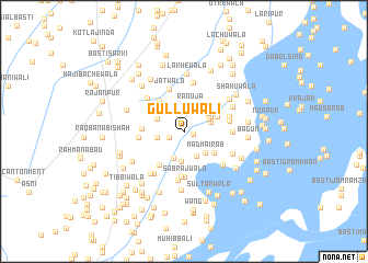 map of Gulluwāli