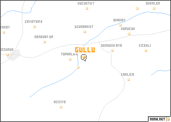map of Güllü