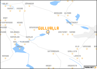 map of Gullvalla