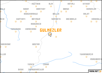 map of Gülmezler