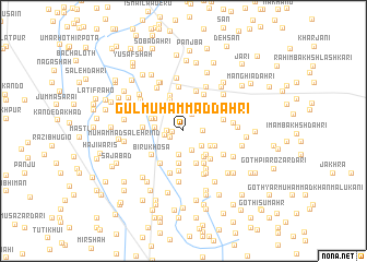 map of Gul Muhammad Dāhri