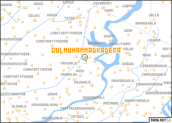 map of Gul Muhammad ka Dera