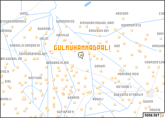 map of Gul Muhammad Pali