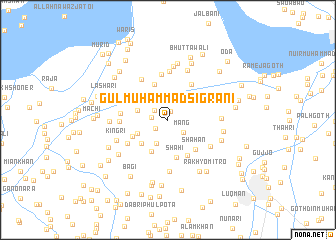 map of Gul Muhammad Sigrāni