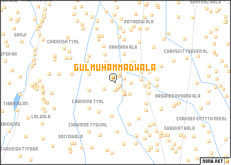 map of Gul Muhammadwāla