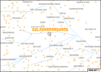map of Gul Muhammad Wānd