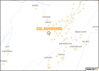 map of Gul Muhammad