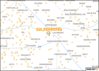 map of Gul Muhammad