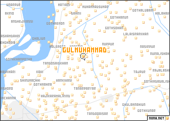 map of Gul Muhammad