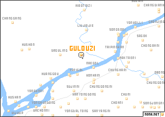 map of Gulouzi