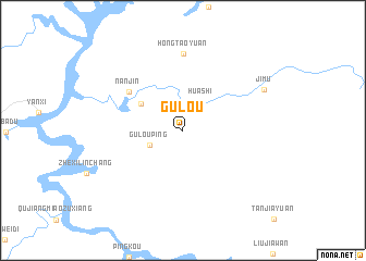 map of Gulou