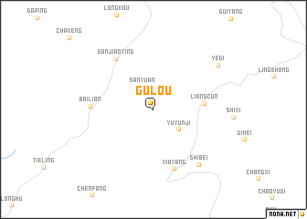 map of Gulou