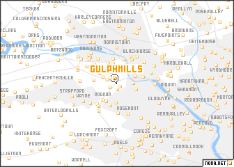 map of Gulph Mills