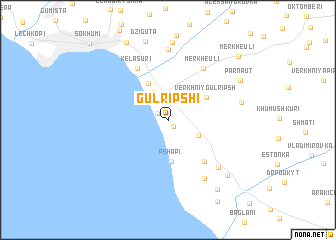 map of Gulripʼshi