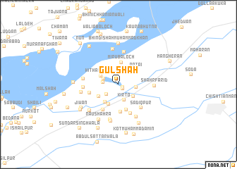 map of Gul Shāh
