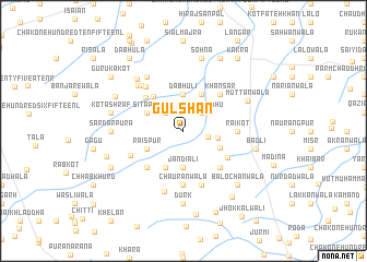 map of Gulshan