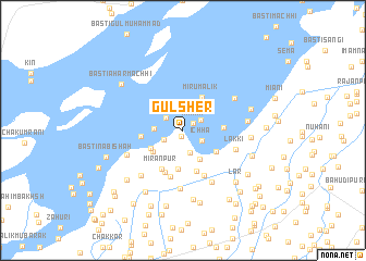 map of Gulsher