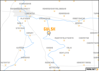 map of Gulʼsk