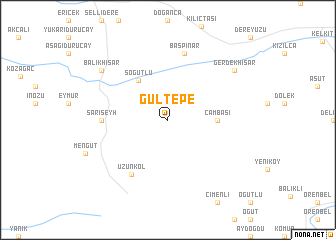 map of Gültepe