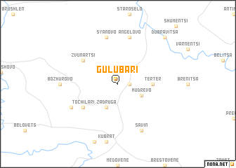 map of Gŭlŭbari