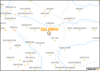 map of Gŭlŭbnik