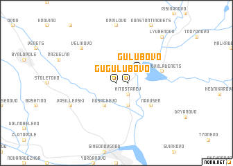 map of Gŭlŭbovo