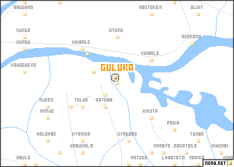 map of Guluka