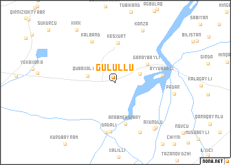 map of Gülüllü