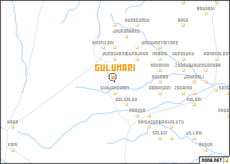 map of Gulumari
