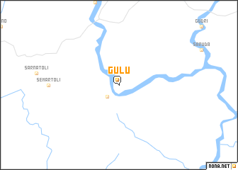 map of Gulu