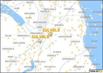 map of Gulwāla