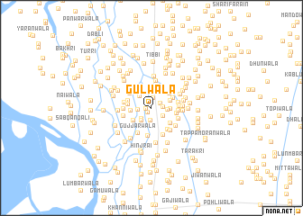 map of Gulwala