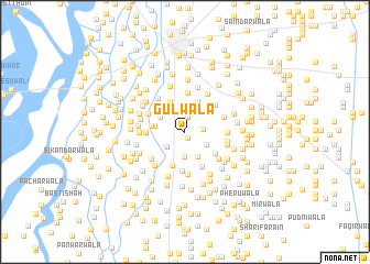 map of Gulwāla