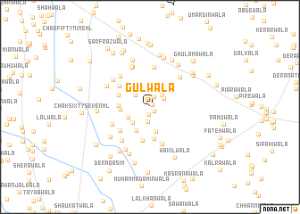 map of Gulwāla