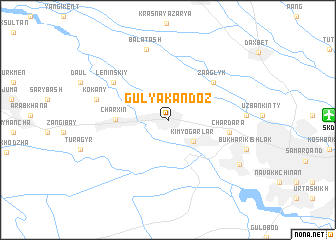 map of Gulyakandoz