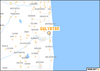 map of Gülyatan