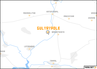 map of Gulyaypole