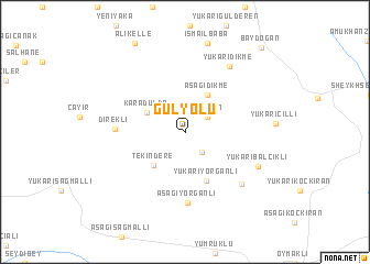 map of Gülyolu