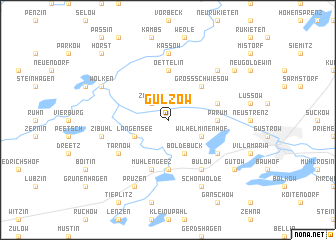 map of Gülzow