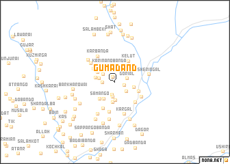 map of Gumadand