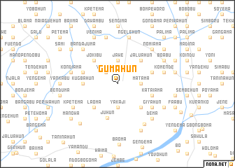 map of Gumahun