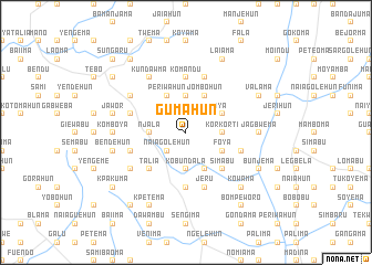 map of Gumahun