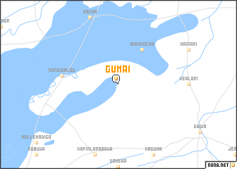 map of Gumai
