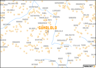 map of Gumalolo